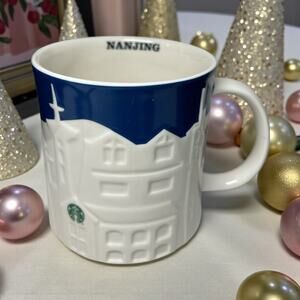 Starbucks Relief Series Nanjing Mug 2013 16oz Embossed China EUC